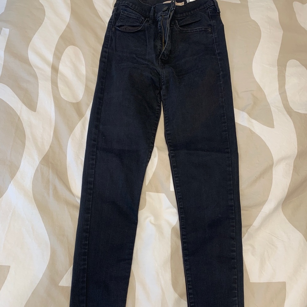 Levi’s Mile High Black Skinny Jeans